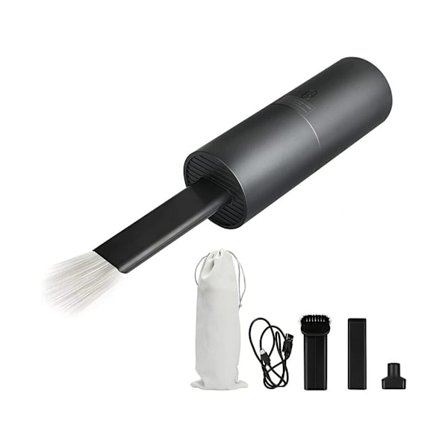 Mini-imuri, USB-ladattava pölynimuri ja puhallin 2 in 1, erinomainen lemmikkien karvoille, näppäimistölle, autolle, kotiin ja toimistoon