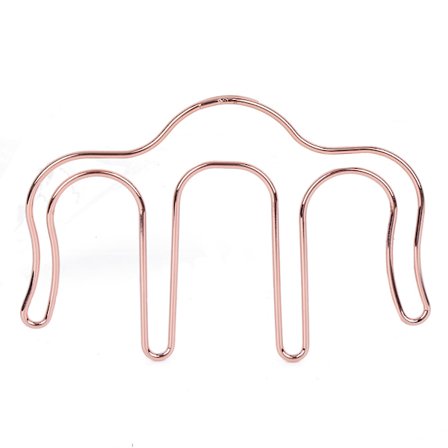 2 st Musik Sida Hållare Bokklämma Musikinstrument Tillbehör M Typ Järn Lätt (Rose Gold )