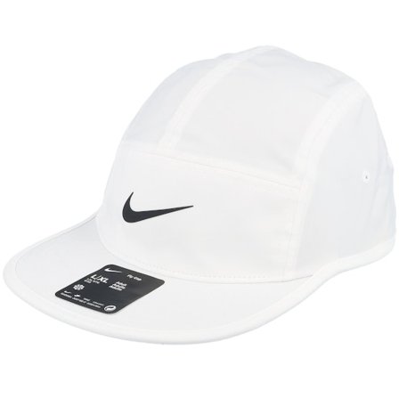 Nike - White 5panel Gorra - Fly Cap White/Black 5-Panel @ Hatstore