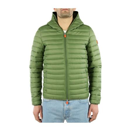 Save The Duck, Coat Groen, Heren, Maat:M