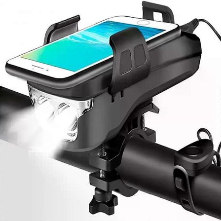 LED-pyöränvalo, vedenkestävä, USB-ladattava pyöräilylamppu