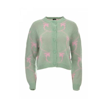 Pinko, Cardigan Groen, Dames, Maat:S,Polyamide
