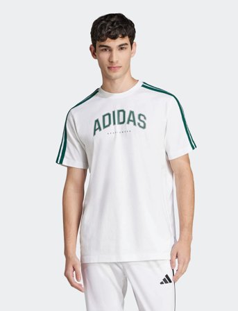 adidas Sportswear M C Colleg Tee - White - M
