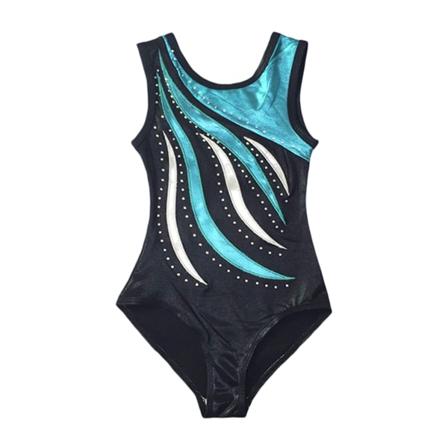 Barn Jenter Blanke Gymnastikk Leotard Kjole Sportstrening Ballett Dansetank Dress 4-14Y
