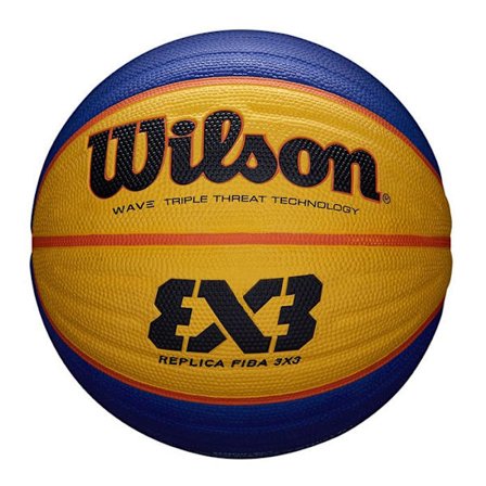 3 x 3 replika koripallopallo koko 6 - Wilson UNI Yellow - Yli 13-vuotiaille koripallopelaajille