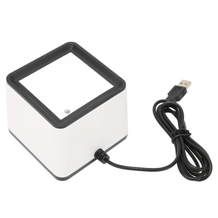 Bærbar Håndfri Skrivebordsstrekkodeskanner