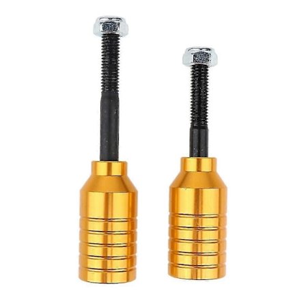2 kpl Skuutti Temppupolkimet Sarja Seos Skuutti Polkimet & Akselit 55mm + 70mm Kulta