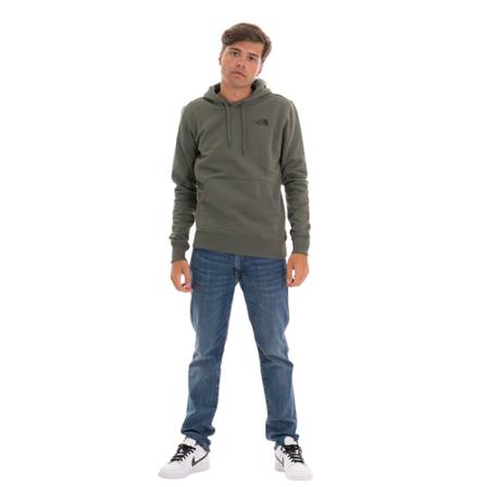 The North Face, Logo Hoodie Grijs, Heren, Maat:XS