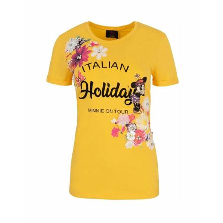 Fracomina, T-shirt Żółty, Kobieta, Rozmiar: M