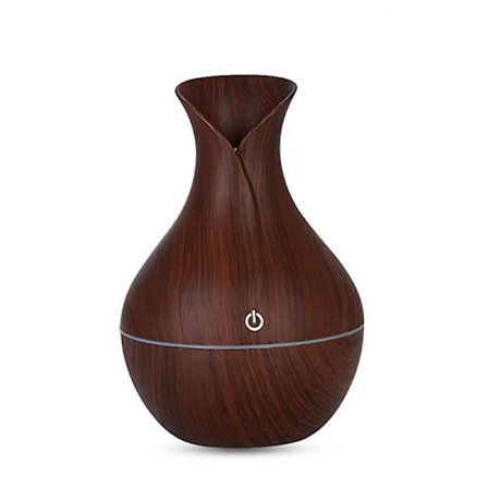 Indoor Humidifier Wood Texture Ultra Silent Air Diffuser Essential Oil Humidifier For Home Car