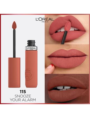 L'oréal Paris Infaillible Matte Resistance 115 Snooze Your Alarm Lipgloss Sminke Beige L'Oréal Paris*Betinget Tilbud