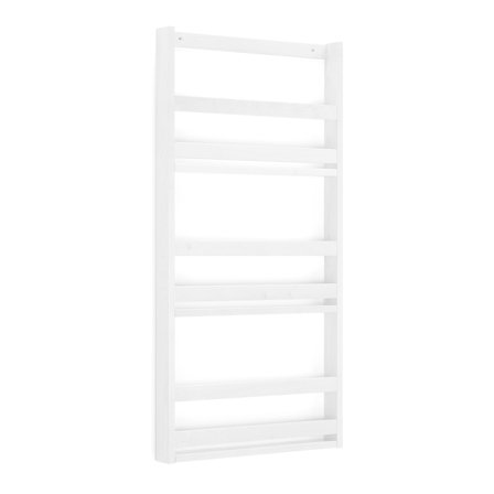 Wandregal für Zeitschriften, 600x70x1200 mm, weiß