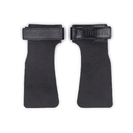 MM Sports Leather Grips Premium, Black - XL