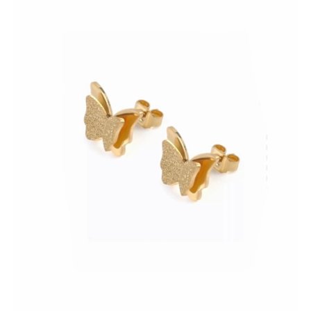 Örhängen - Guld - Butterfly - Fjäril