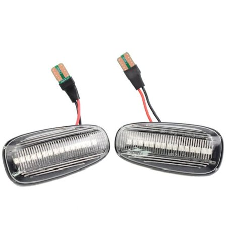12V Signallampor LED-sidomarkeringsljus Indikator Repeater Panel för Opel Zafira A 99-05 G 98-09
