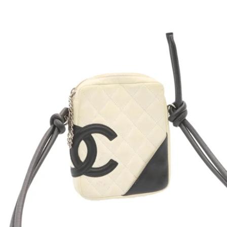 Chanel Vintage, Pre-owned Leather chanel-bags Wit, Dames, Maat:ONE Size