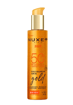 NUXE Sun Tanning Oil Gold Spf50 Bodylotion & kroppsoljor Dam 150 ML