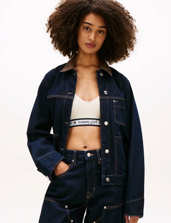 Tommy Jeans Ovsz Chore Jacket Ei6050 - Blue - L