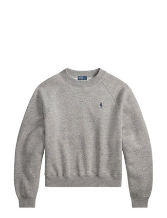 Fleece Crewneck Grey Polo Ralph Lauren