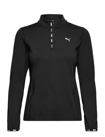 Puma Strong 1/4 Zip T-shirts & Tops Long-sleeved Musta PUMA