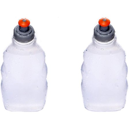 Kokoontaitettavat BPA-vapaat TPU-urheilujuomapullot (2 x 250 ml kova kuori)