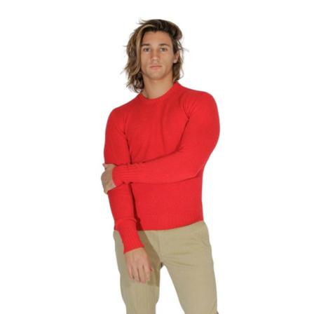 Drumohr - Stickade Tröjor - Röd - Herr - Storlek: 4xl, Herr, Storlek: 4XL
