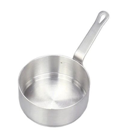 Lightweight Stainless Steel Saucepan Non-Stick Coating Heat Resistant Milk Pan Stainless Steel L