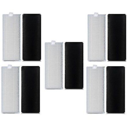 5 sæt kompatible med Ecovacs Dgn22/u2 Pro filter bomuldsfilterelementer