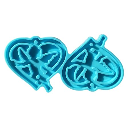 Hjerteformet form Silikone Materiale Lerforme Gaver til Håndlavningselskere