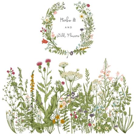 Blomsterkluster Väggdekaler Avtagbara Väggstickers DIY Skala och Klistra Konstväggmålningar för Barnrum Dagis Klassrum Sovrum Vardagsrum Heminredning
