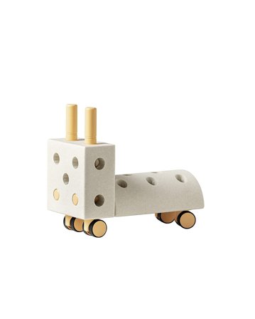 MODU Lille Gåbil Sand Grey/Honey Yellow, Børn & Forældre, Motorik & Bevægelse, Gåvogne