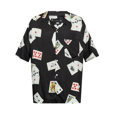 AllSaints Casual Shirts Sort, Herre Skjorter
