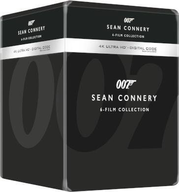 007 James Bond Sean Connery Library Case Steelbook Collection (6 4K Ultra Hd + 6 Blu-Ray)