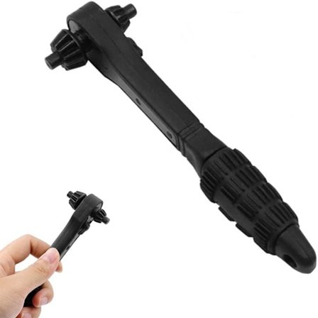 2 i 1 Borrchuck Spärrnyckel Stål Borrchucknyckel Elektrisk Borr Spännverktyg för Borrmaskiner