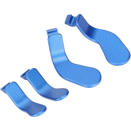 Xbox Elite Controller 2 Tillbehör Controller Paddlar Rostfritt stål Blå 4st Controller Paddlar Rostfritt stål Paddlar Ersättningsdelar för