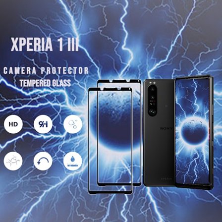 2-Pack SONY XPERIA 1 III Näytönsuoja - Karkaistu Lasi 9H - Super laatu 3D