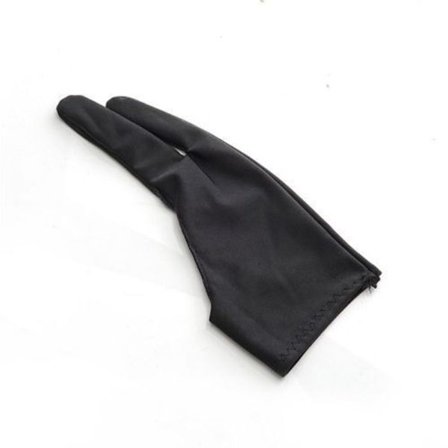 Tegnehanske Anti-smuss To Finger Svart