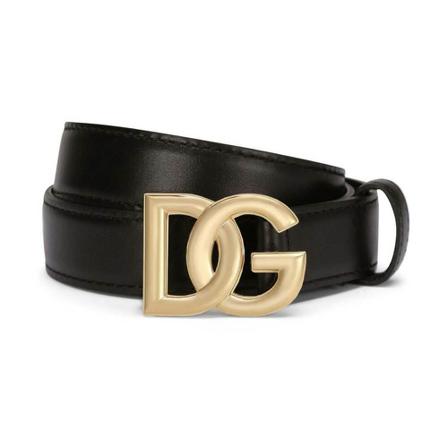 Dolce & Gabbana - Skärp - Svart - Dam - Storlek: 80 Cm, Dam, Storlek: 80 CM