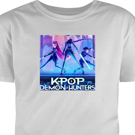 Barn T-shirt Trendiga KPop Demon Hunters docka figur