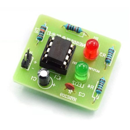 5,08 mm Terminalblok-stik NE555 Blinkende Lys Kompakt Plastmontering til Pålidelig Kredsløbssamling for Begyndere