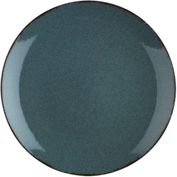 Tallrik flat rund Blocho Pearl Colorx Gråblå