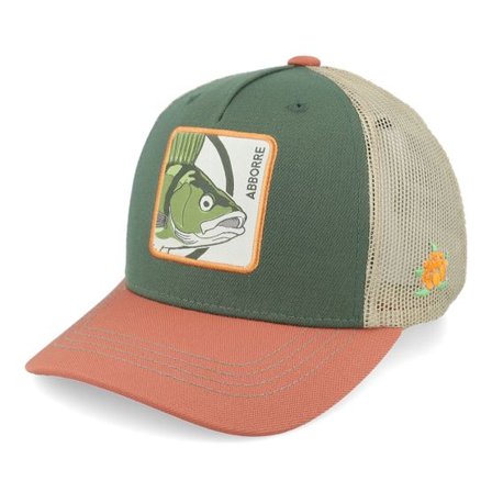SQRTN - Grön trucker Keps - Kids Aborre Cap Olive Trucker @ Hatstore