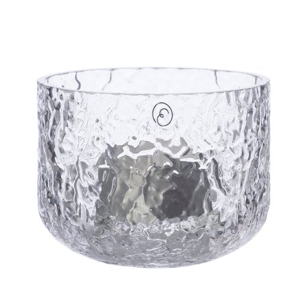 Ernst Lyslykt 6 cm, mønstret glass' - 'Klar