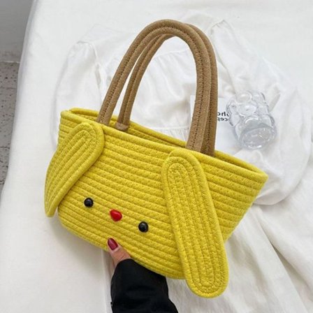 Vevde vesker Håndvesker GUL