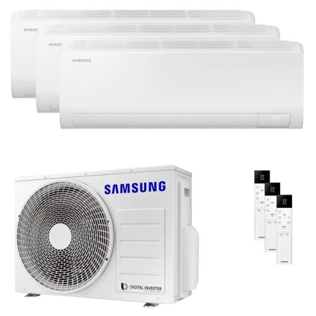 Condizionatore Samsung Cebu S2 trial split 7000+9000+9000 BTU inverter A++ wifi unità esterna 5.2 kW