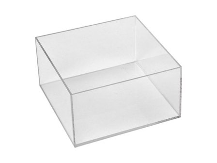 Akryllåda 200x200x106mm - Lyreco - Kontorsmöbler och inredning - Tavlor ställ och ramar - Acrylblock och låda