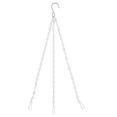 3-punkts urtepotteplanterkæde Havekurv Jernhængende kædeholdere Erstatning til udendørs havepotteplante