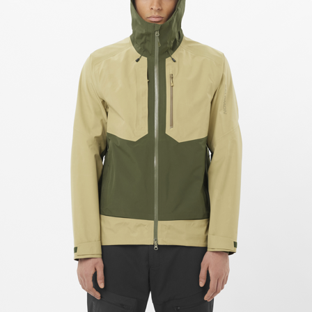 Salomon - Giacche Outline 3l Gtx M - Grape Leaf / Gray Green