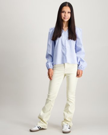 Kids ONLY KOGROYAL LIFE REG FLARED PIM019 Beige Jeans Meisjes - Kids Brand Store