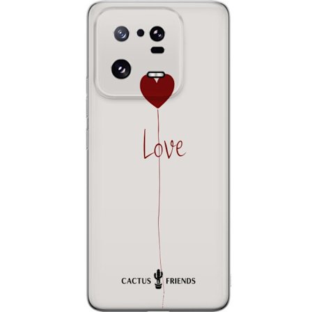 Yhteensopiva Puhelinkuori Xiaomi Xiaomi 13 Pro Cactus and Friends - Love Balloon Minimal